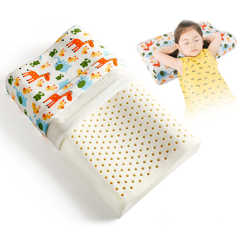 完全にアレルゲンと化学物質を含まない天然ラテックスフォームの子供用枕（1）